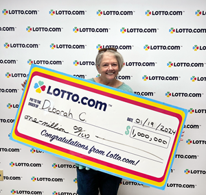 Deborah C. Wins $1 Million With Winning Digital Scratch Ticket on Lotto.com