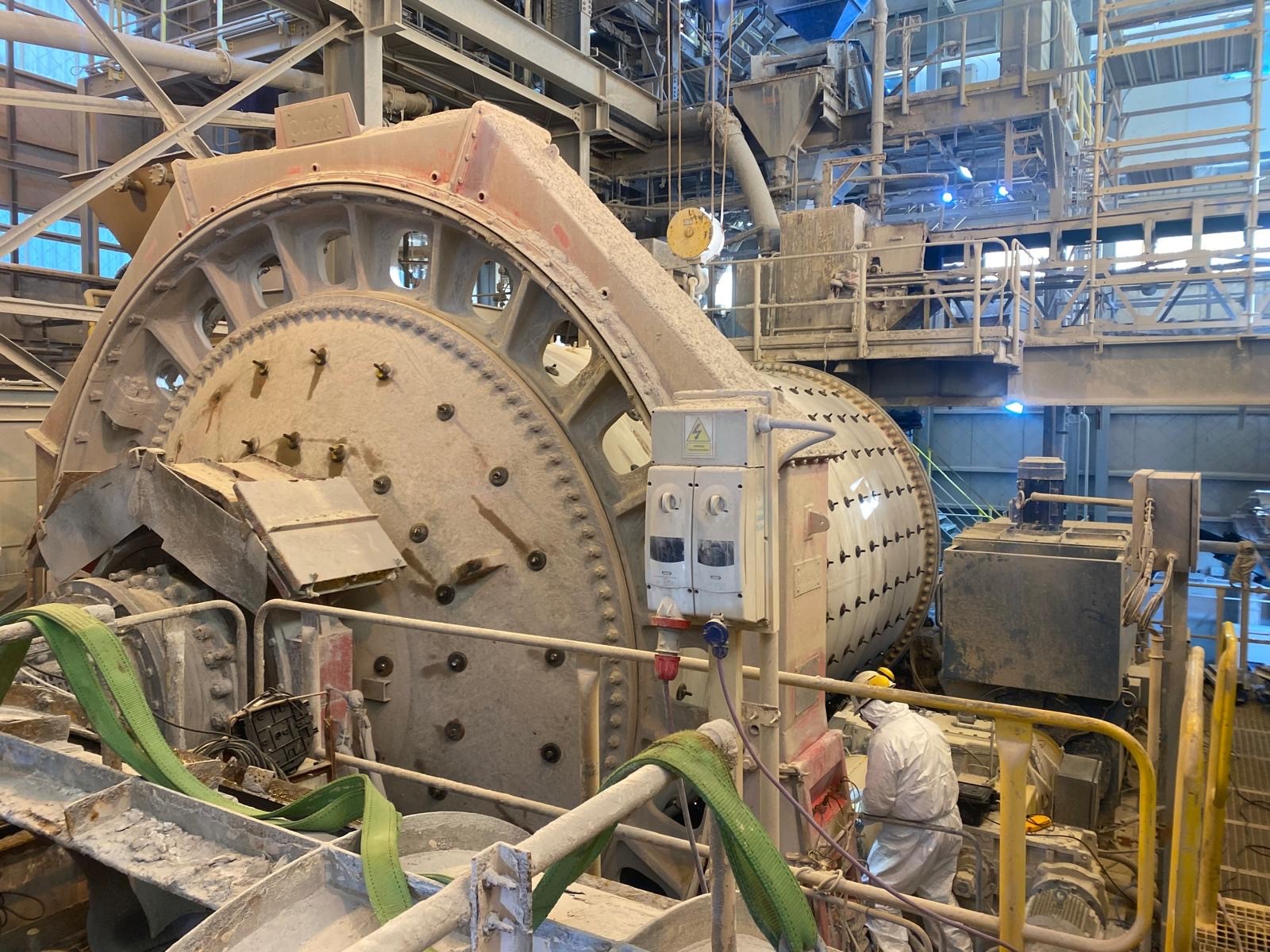 Ball Mill at MDN Plant