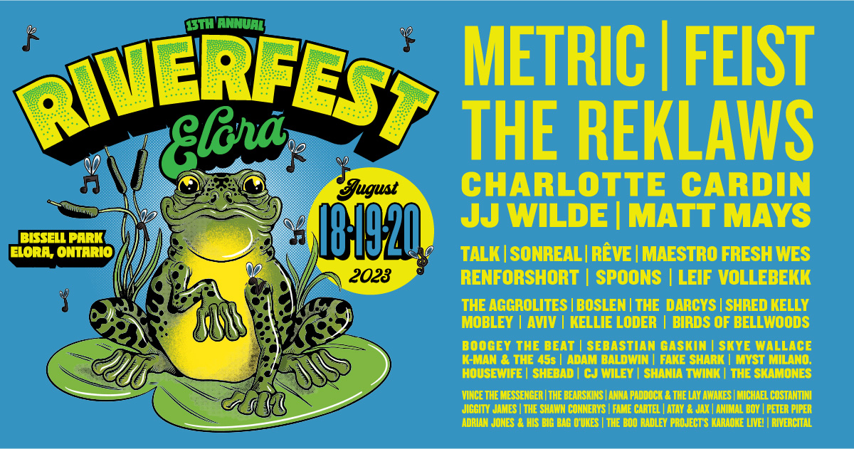 Riverfest Elora 2023 - Lineup and Details