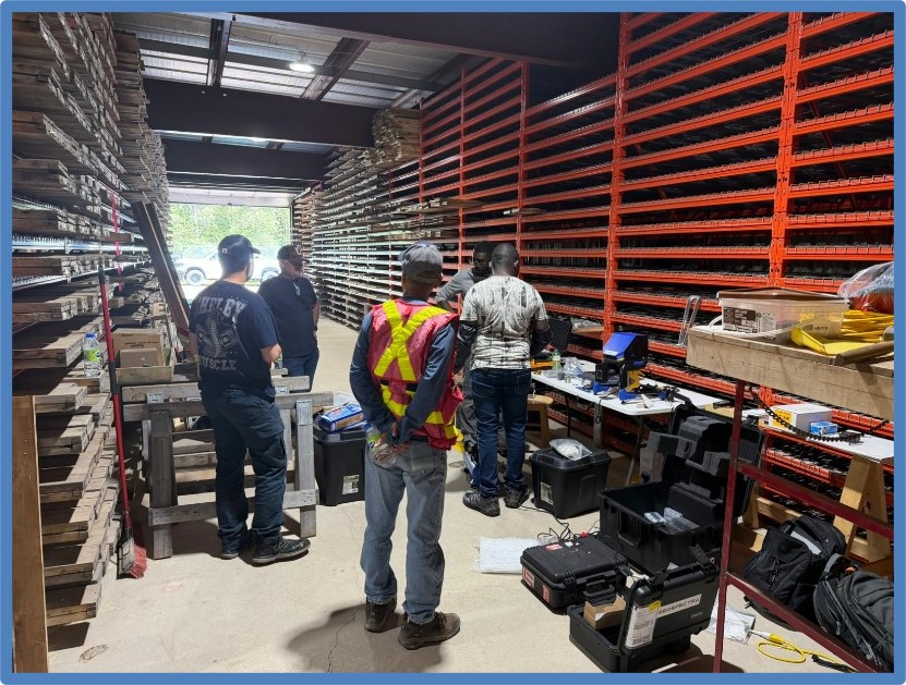 Figure 2- Core Logging Facility at Sussex 
