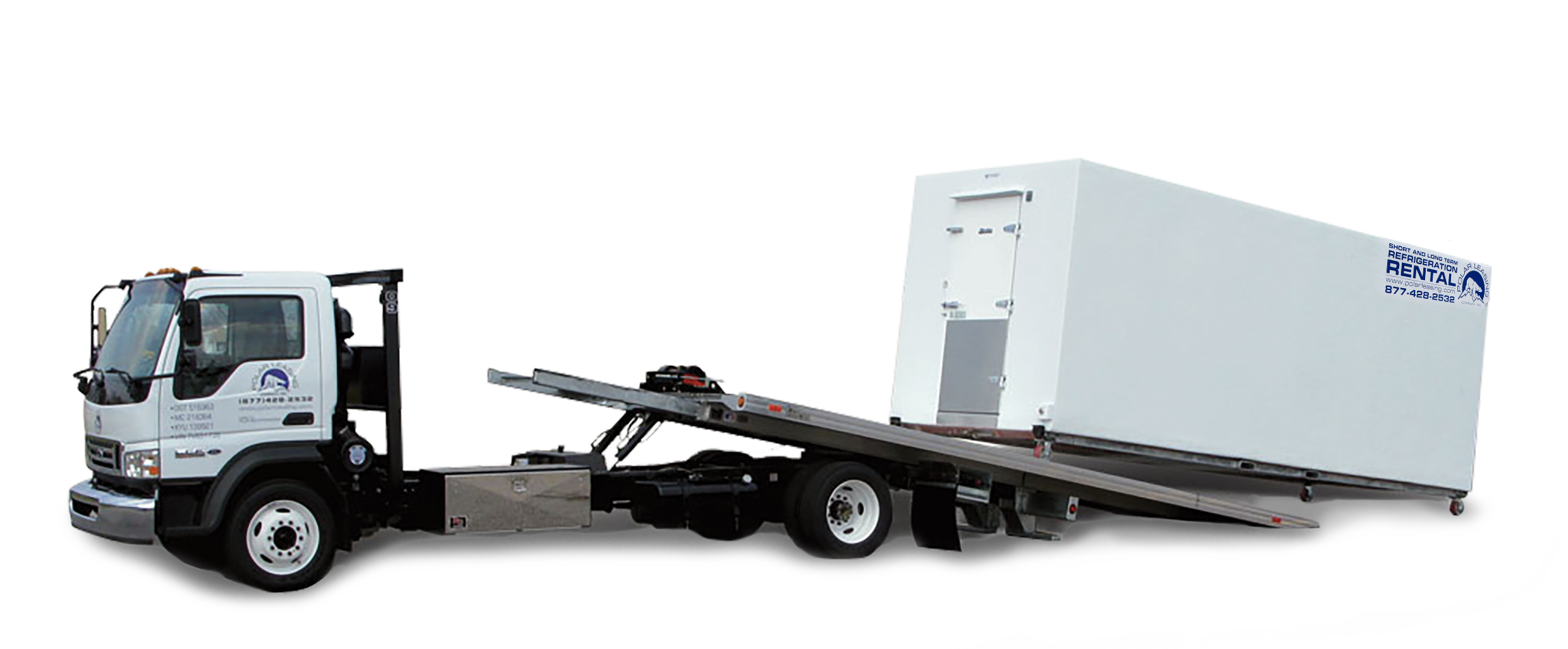 Ninety percent of the time, Polar Leasing delivers the rental unit exactly where the customer wants it.