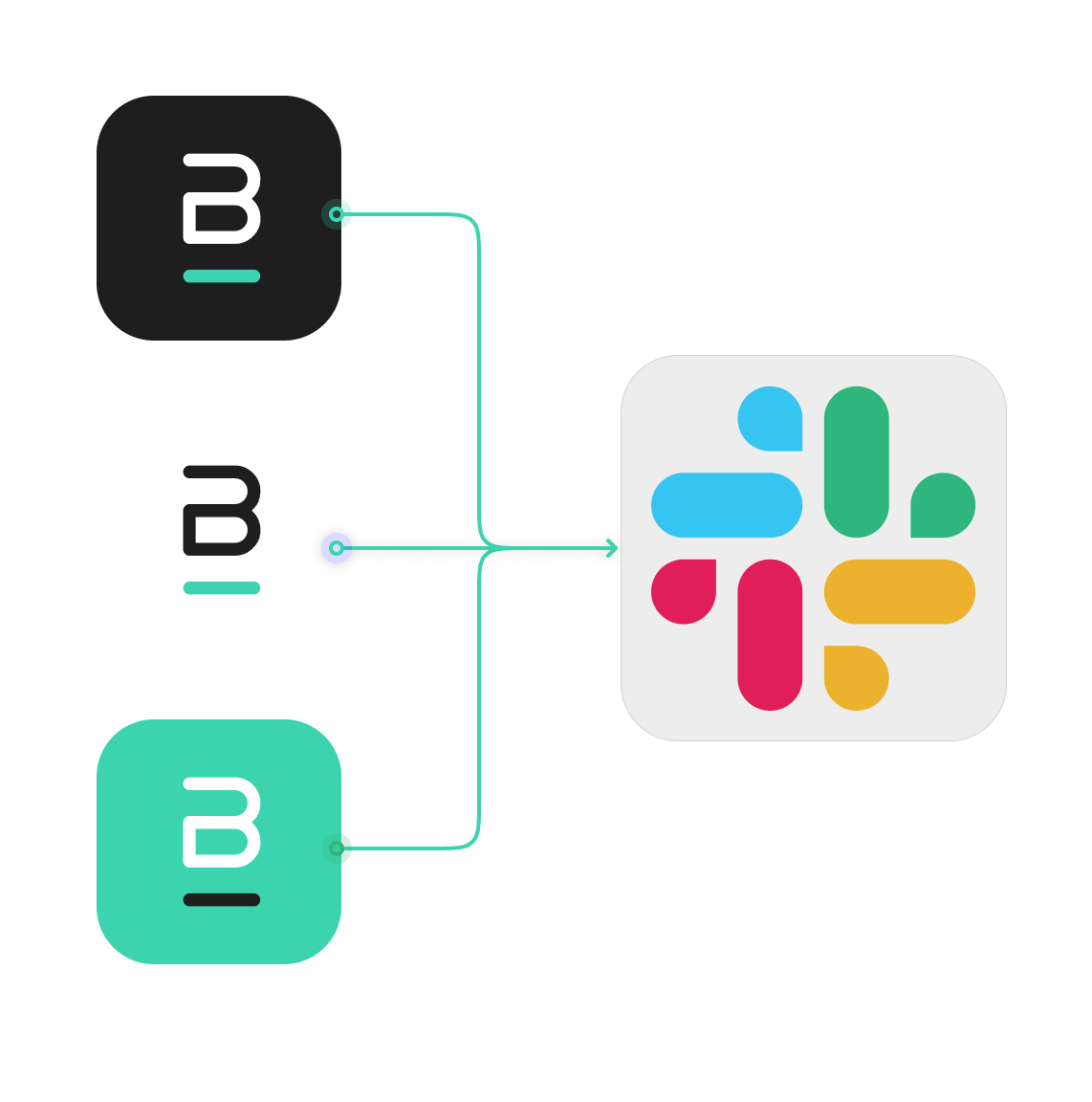 Leverage multiple distinct bots from the same Slack Workspace