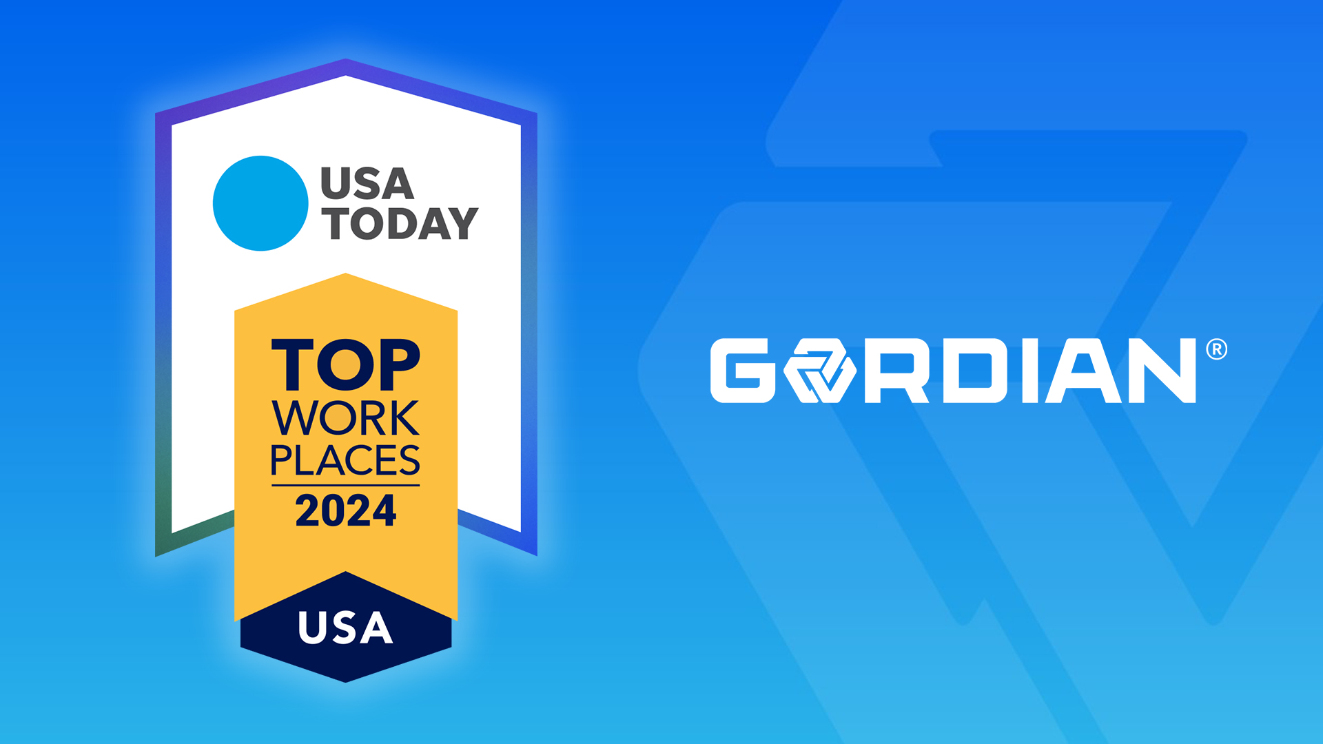 Energage Names Gordian a Winner of the 2024 Top Workplaces USA