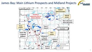 Figure 1 JB Lithium Prospects and MD Projects