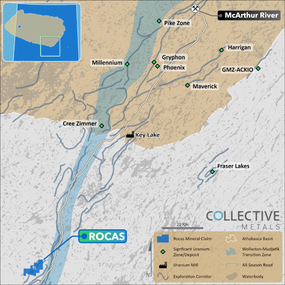 Collective Metals Confirms Strong Radioactivity at Surface During Successful Exploration Program at the Rocas Uranium Project
