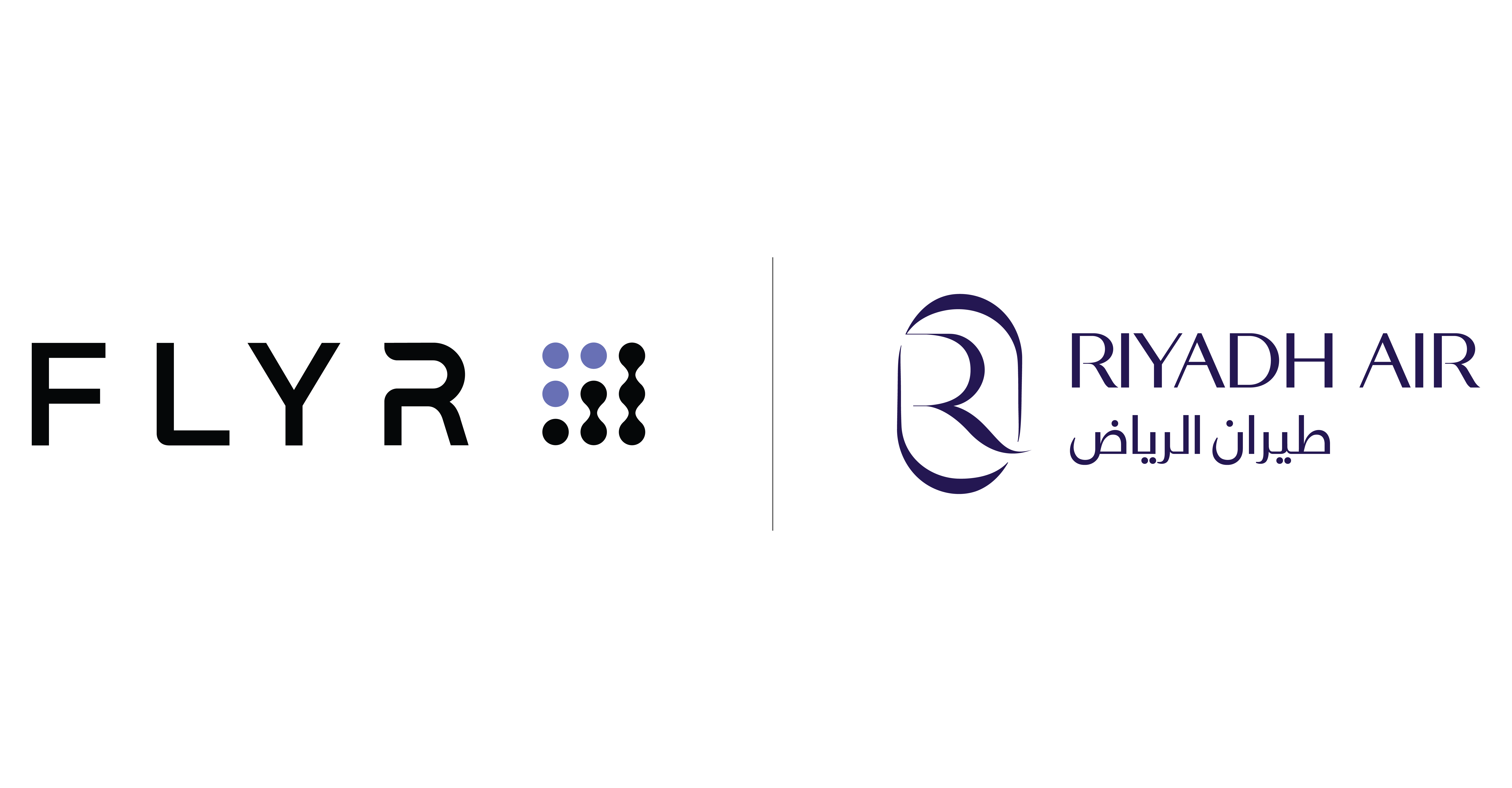 Riyadh Air FLYR Logo Lockup