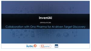 InveniAI and Ono Announce Target Discovery Collaboration 