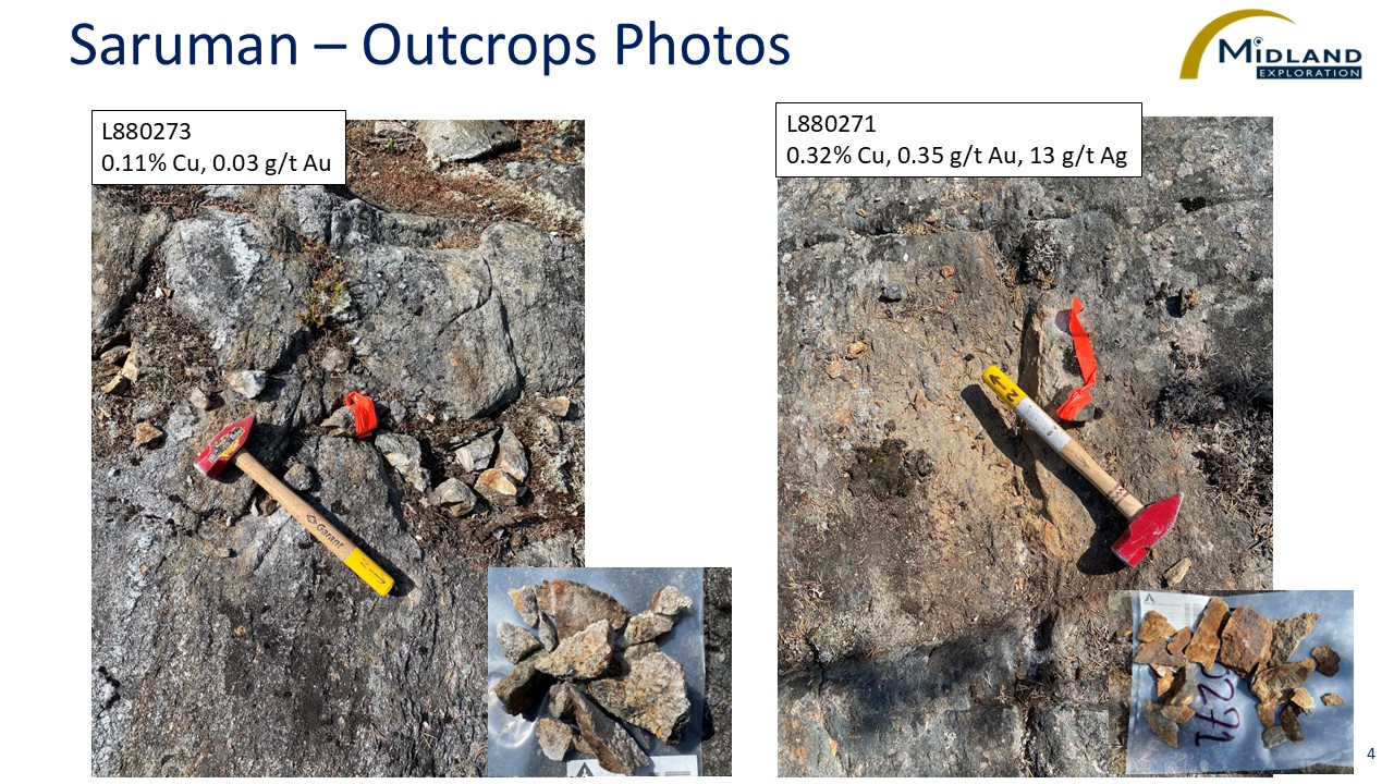 Figure 4 Saruman-Outcrops Photos