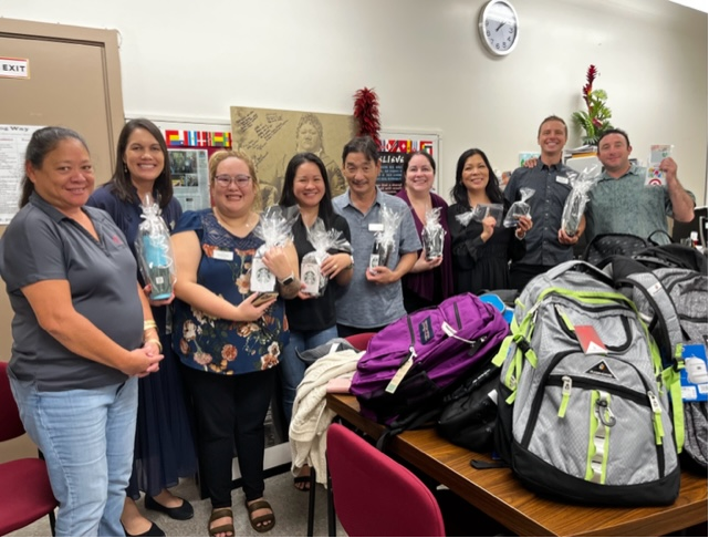 Associa Hawaii partnered with Capital Place Condominiums and The Central Ala Moana Condominiums to help teachers and students at Oahu's Princess Ruth Ke'elikolani Middle School.