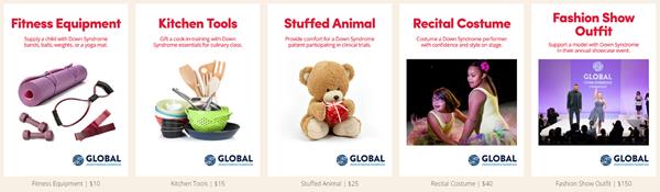 Global Down Syndrome Foundation Gifts