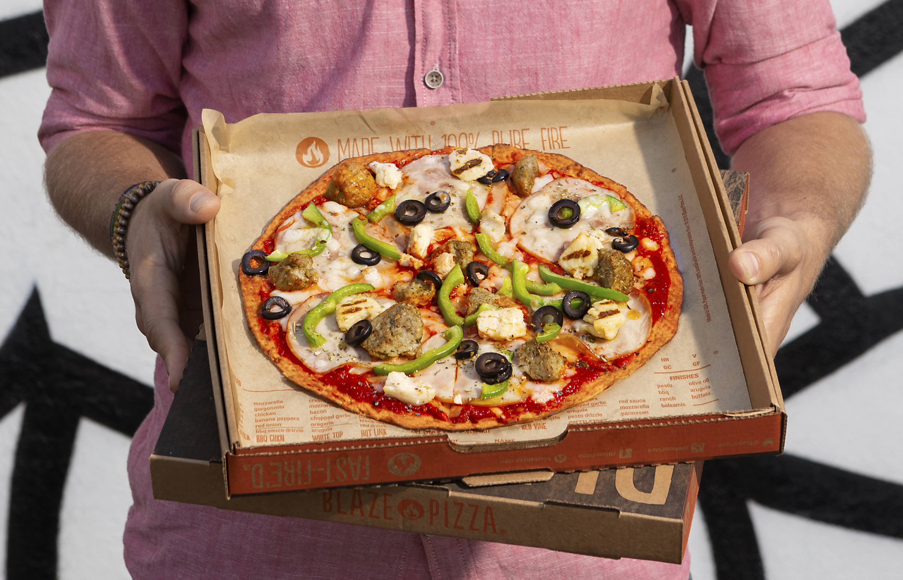 Blaze Pizza's Protein Life Mode Pizza