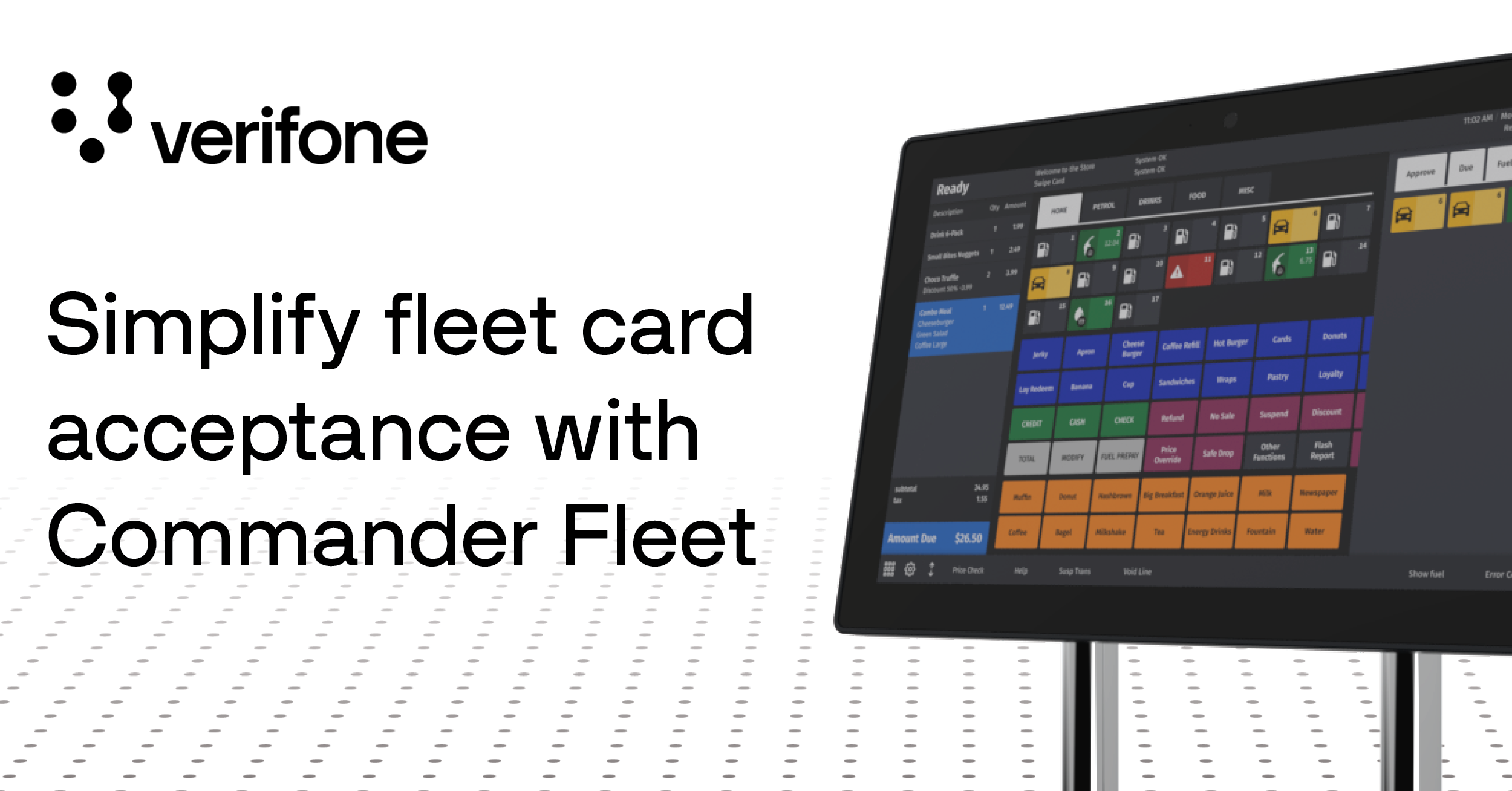 Verifone Launches Commander Fleet to Simplify Fleet Card Processing
