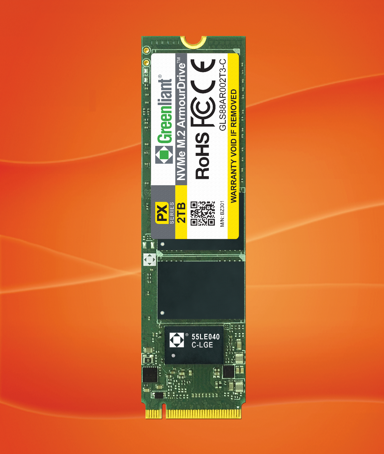 DRAM-less NVMe M.2 2280 ArmourDrive™