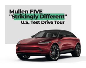 The Mullen FIVE tour will be visiting 9 U.S. cities, before ending in mid-December 2022