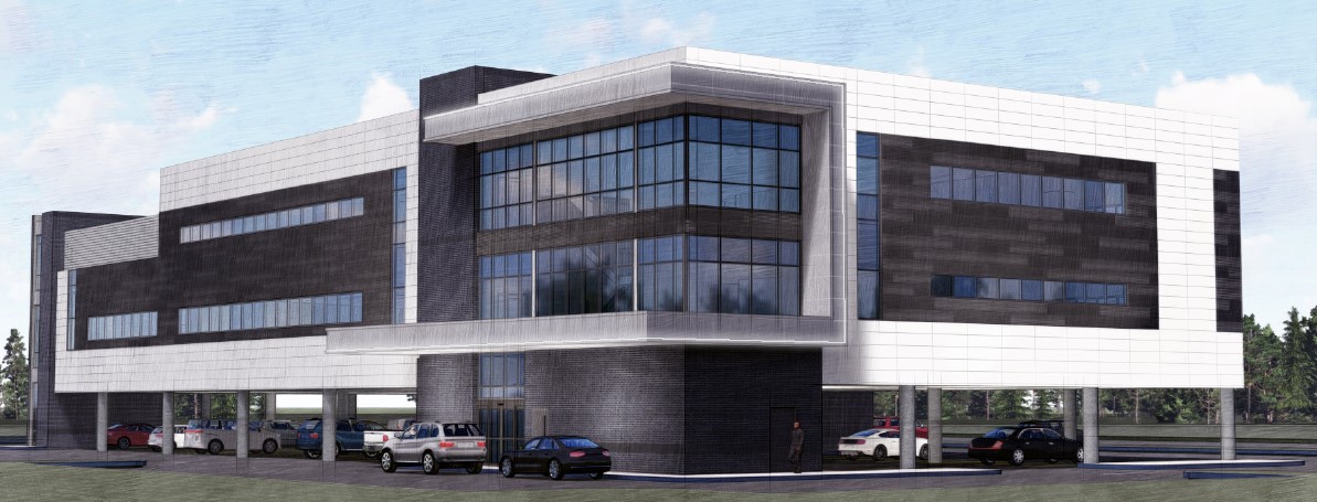 Rendering of the WellSpan Surgery Center at CityGate Corporate Center.