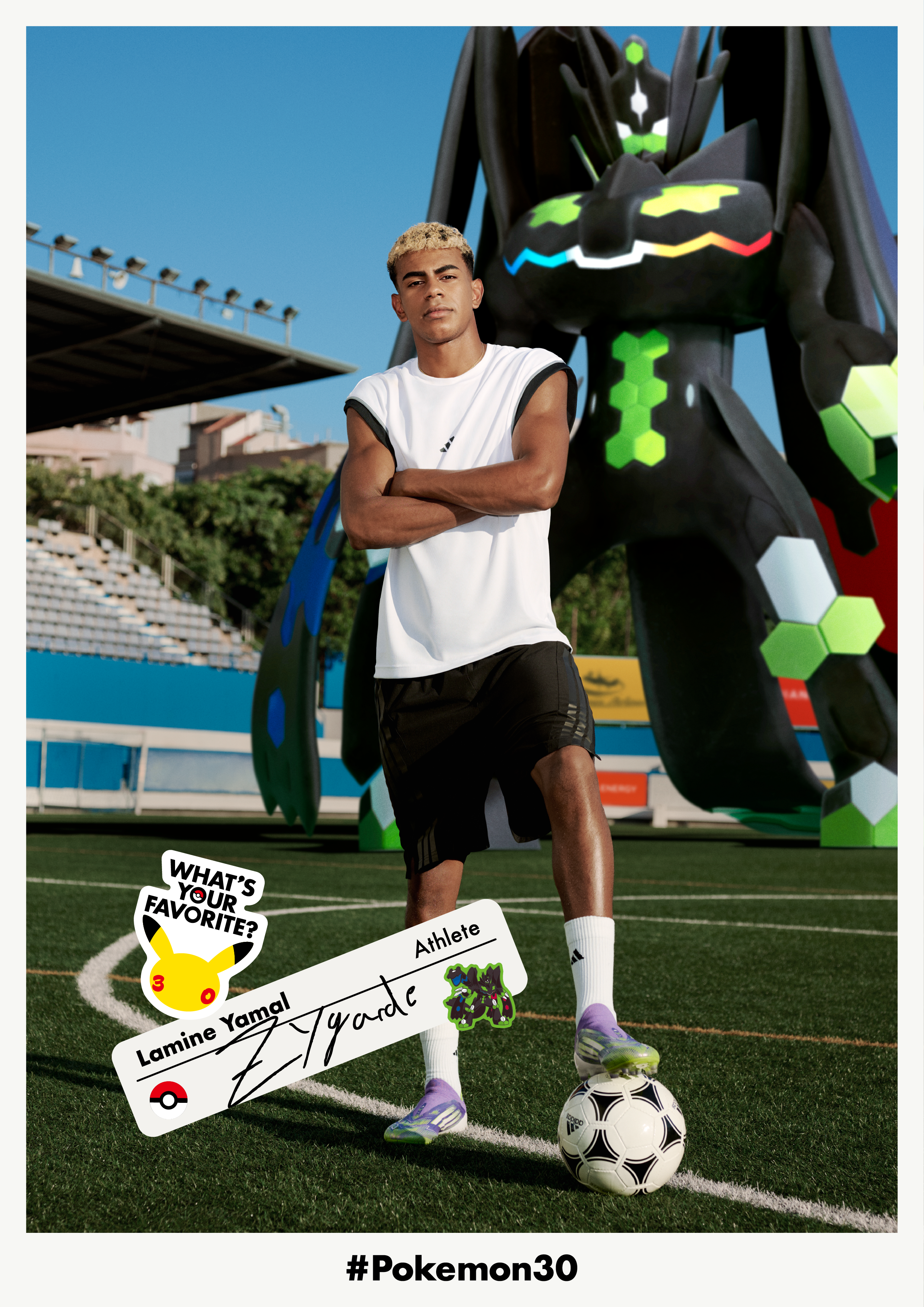 As seen in the Super Bowl spot, The Pokémon Company International enlisted support from fellow fans of Pokémon — including Lady Gaga, Trevor Noah, Charles Leclerc, Jisoo, Maitreyi Ramakrishnan, Lamine Yamal and Young Miko — each championing their favorite Pokémon while showcasing the diversity of the global Pokémon community and the brand’s enduring impact on pop culture and entertainment.