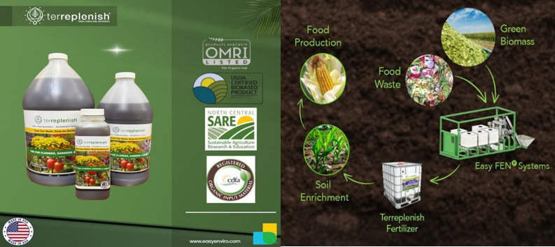 Terreplenish®, a certified organic microbial solution with LIVE ACTIVE microbes