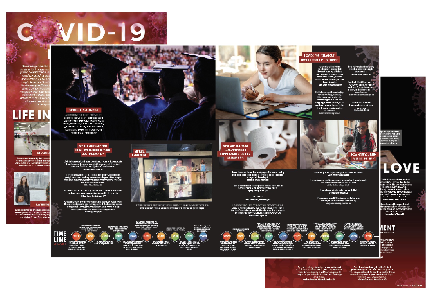 Jostens is providing free yearbook page designs to help schools document the insights and impacts of COVID-19. 