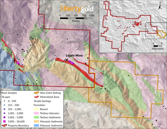 Goldstrike New Claims Staking Map