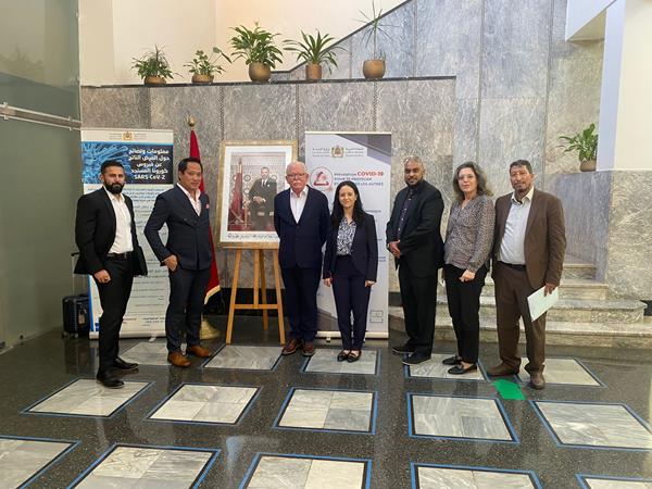 Photo from the office of the Ministry of Health in Morocco - Kingdom of Morocco 