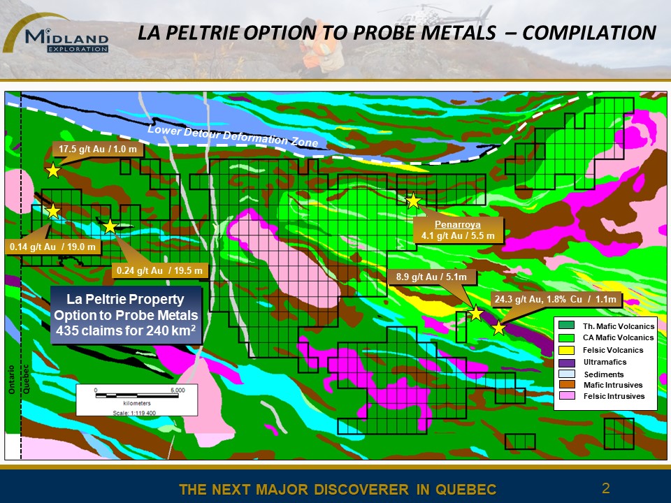 Figure 2 La Peltrie Option - Compilation