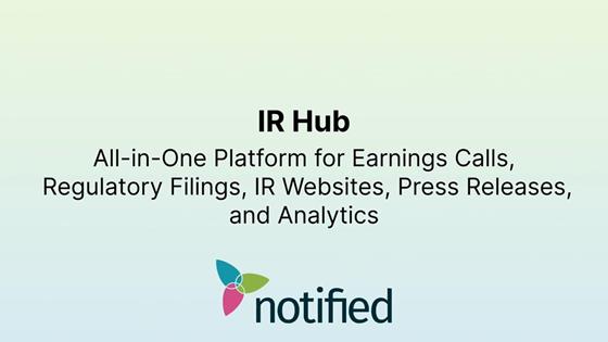 Notified präsentiert IR Hub – das intelligente Control Center für Investor Relations