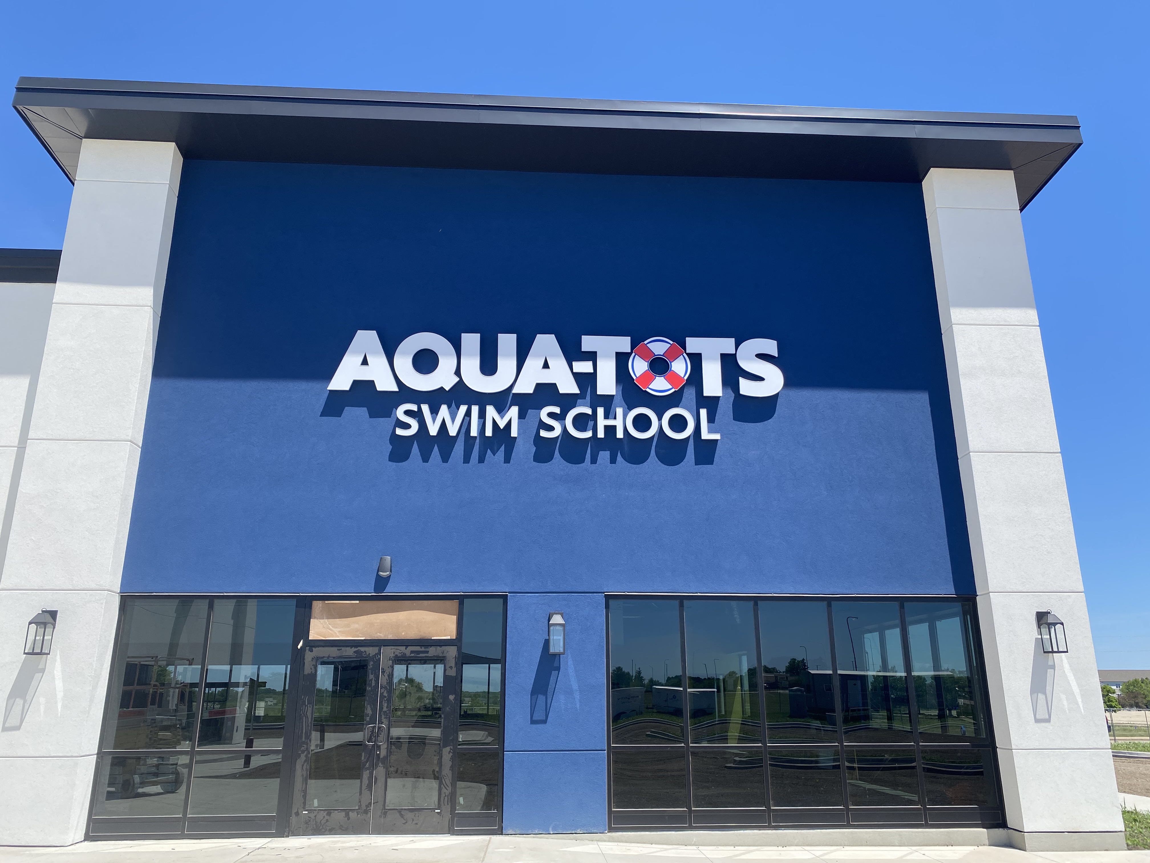 The new location features a 56-foot-long pool, 14 swim zones and 13 changing rooms equipped with baby changing tables.