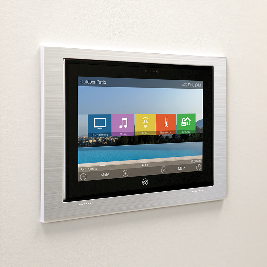 New in-wall mounting system creates an upscale aesthetic that's flush to wall. Available in black or standard brushed aluminum.  