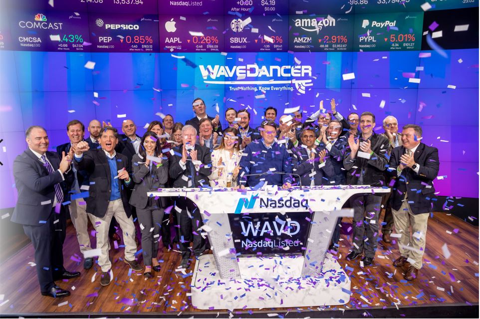 CEO Jamie Benoit and executive team ringing the bell on Thursday, March 3,2022