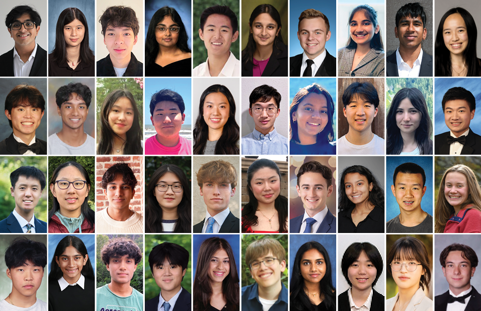 Regeneron Science Talent Search finalists 