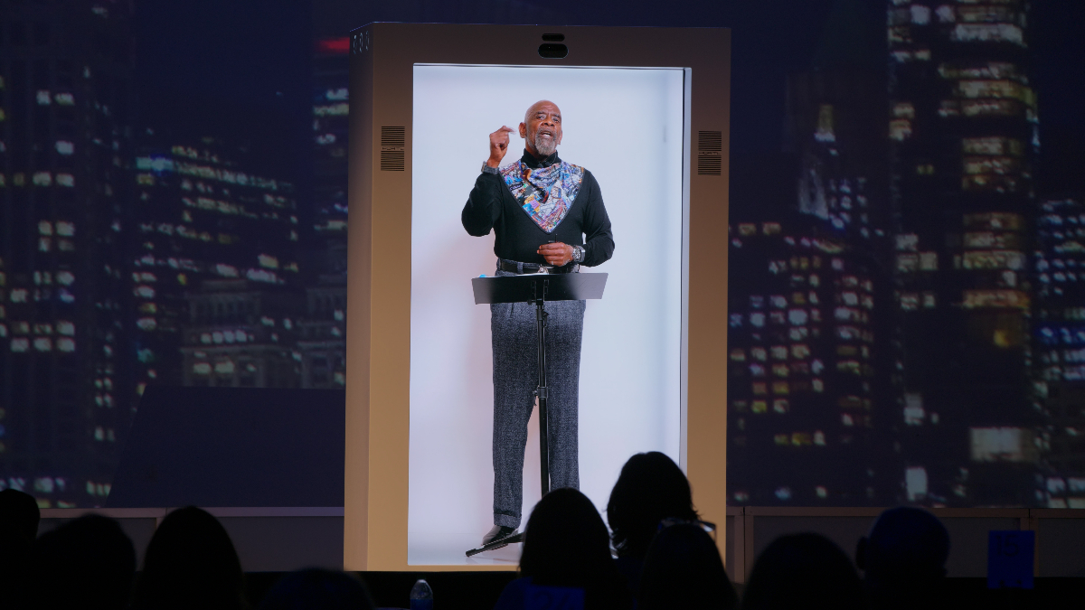 Chris Gardner's Hologram via PORTL