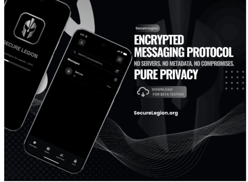 Secure Legion Launches Public Beta of the First Metadata-Free Messaging Platform