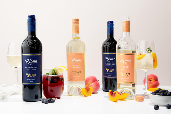Risata Wines New Peach and Blueberry