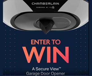 Win a Secure View Garage Door Opener powered by myQ®  just in time for the Holidays!