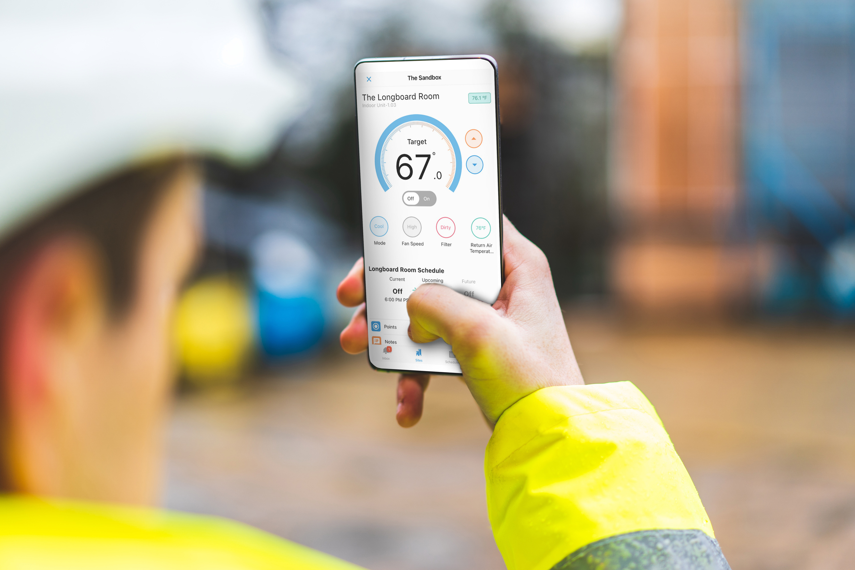 Turntide for Buildings enables remote management and service support with intelligence, smart notifications, virtual commissioning, and alerts to prevent downtime.