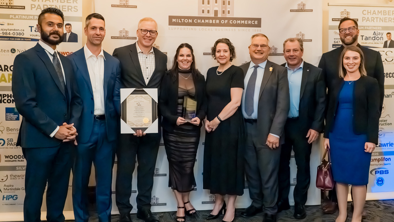 Milton Hydro Wins Milton Chamber of Commerce Excellence in Innovation Award