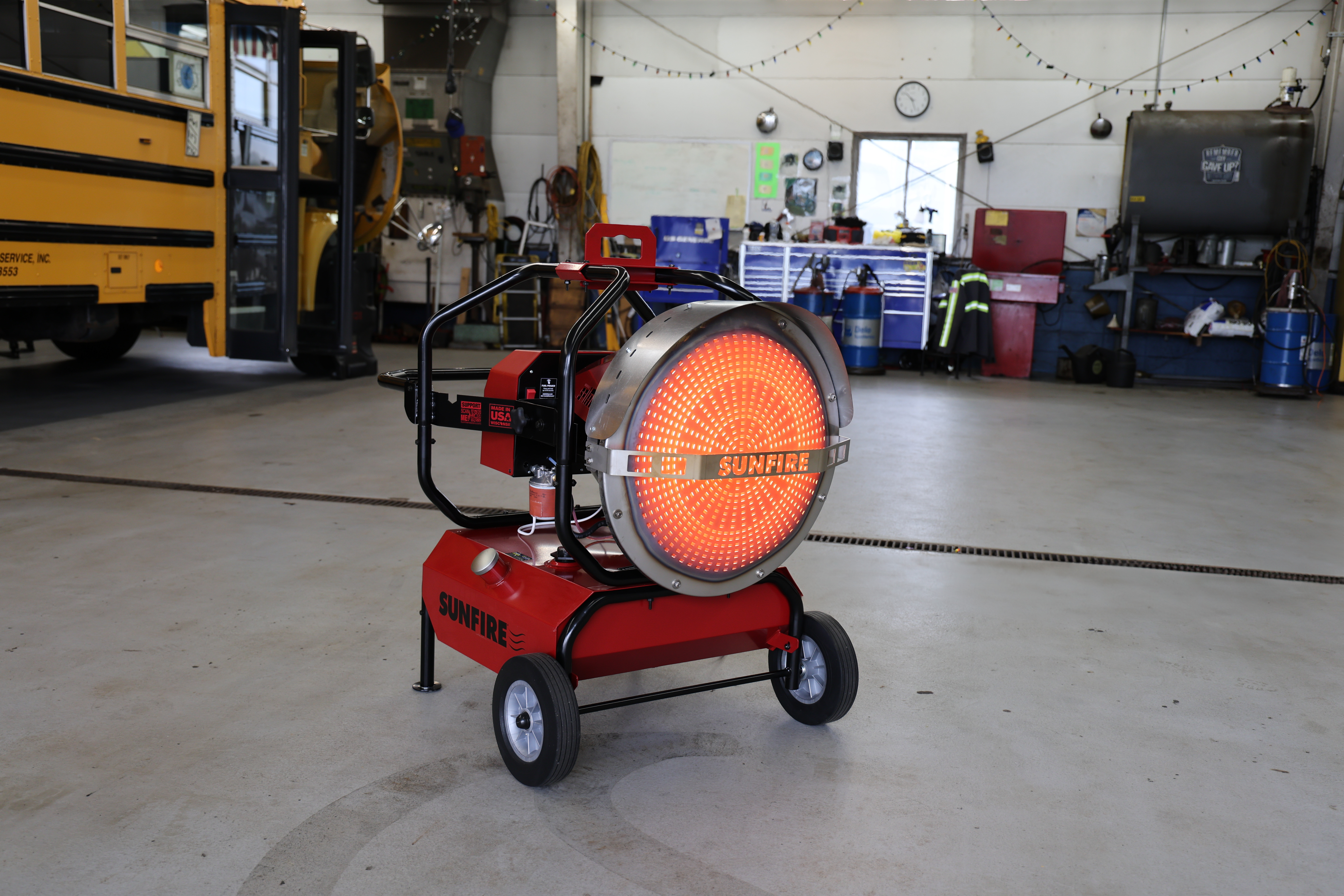 Transit garage with a SunFire SF160