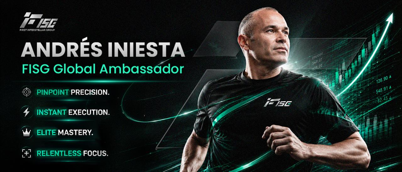 Master the Moment Global Broker FISG Appoints Football Legend Andrés Iniesta as Global Brand Experience Officer