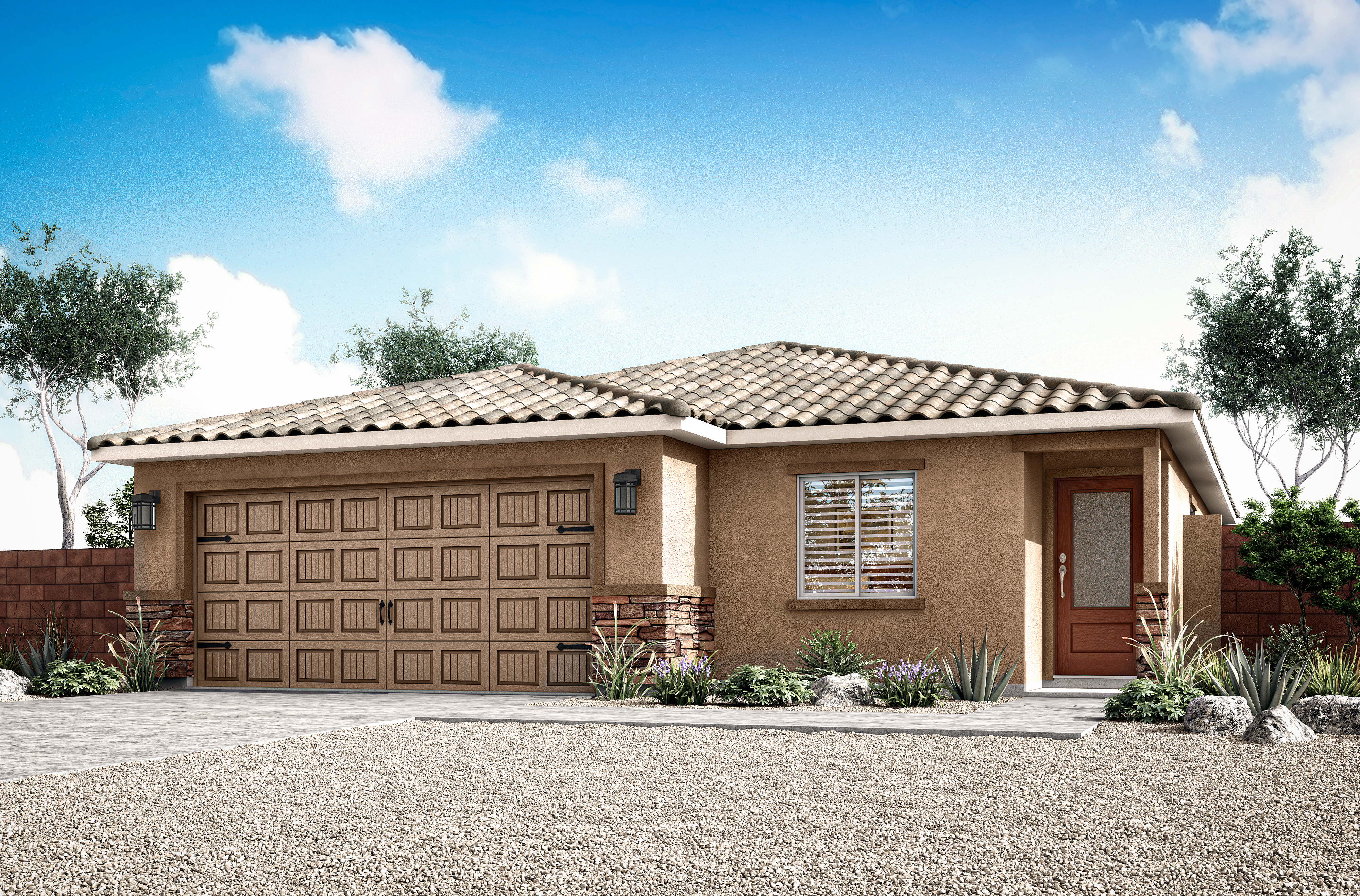 New construction homes with three to five bedrooms are now available at Bisbee Ranch by LGI Homes.