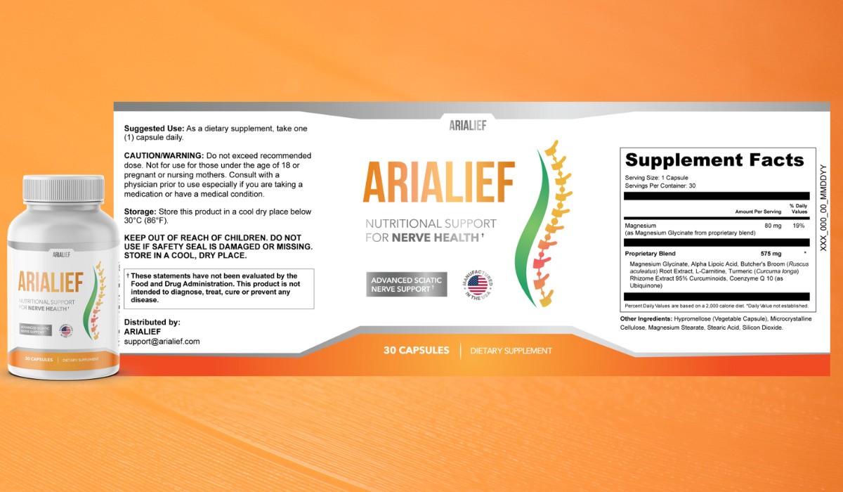 Arialief Supplement Facts