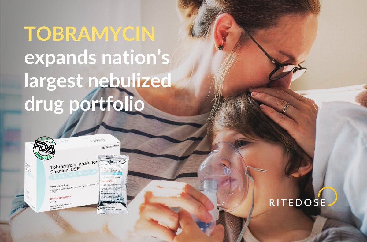 Tobramycin expands nation's largest nebulized drug portfolio.