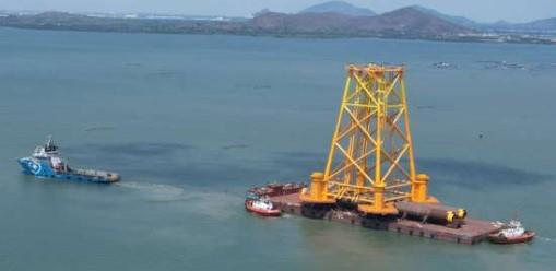 Construction of the Hai Long Offshore Wind Project