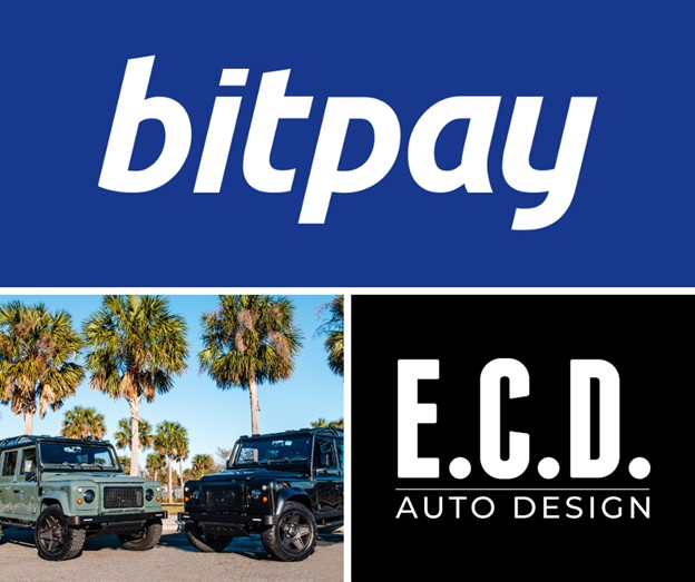 ECD Auto Design Now Accepting Cryptocurrency Payments via BitPay