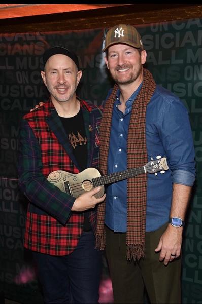 Sam Hollander and Pete Griffin at Musicians On Call's Hope for the Holidays