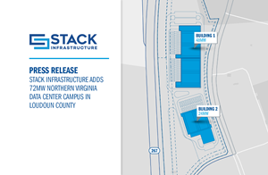STACK Infrastructure Adds 72MW Northern Virginia Data Center Campus in Loudoun County