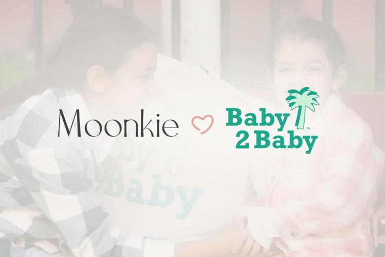 Moonkie Partners with Baby2Baby to Support Families Through Every Purchase