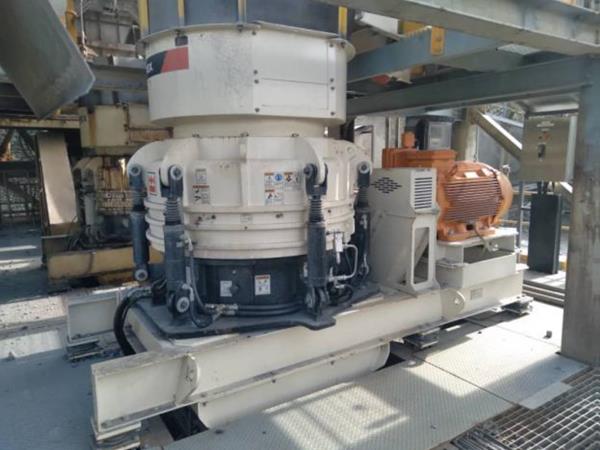 Figure 2 - New TC-1000 Crusher Installed and Being Commissioned