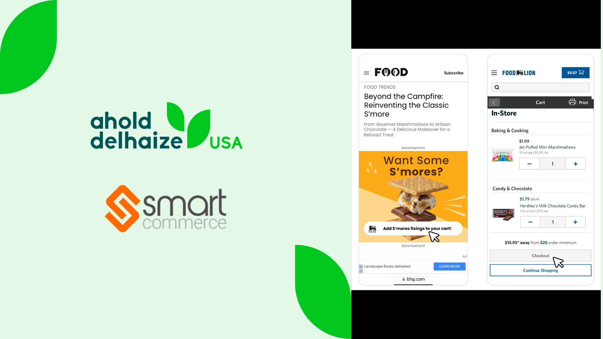 Ahold Delhaize USA Expands Digital Commerce Capabilities with SmartCommerce Click2Cart®