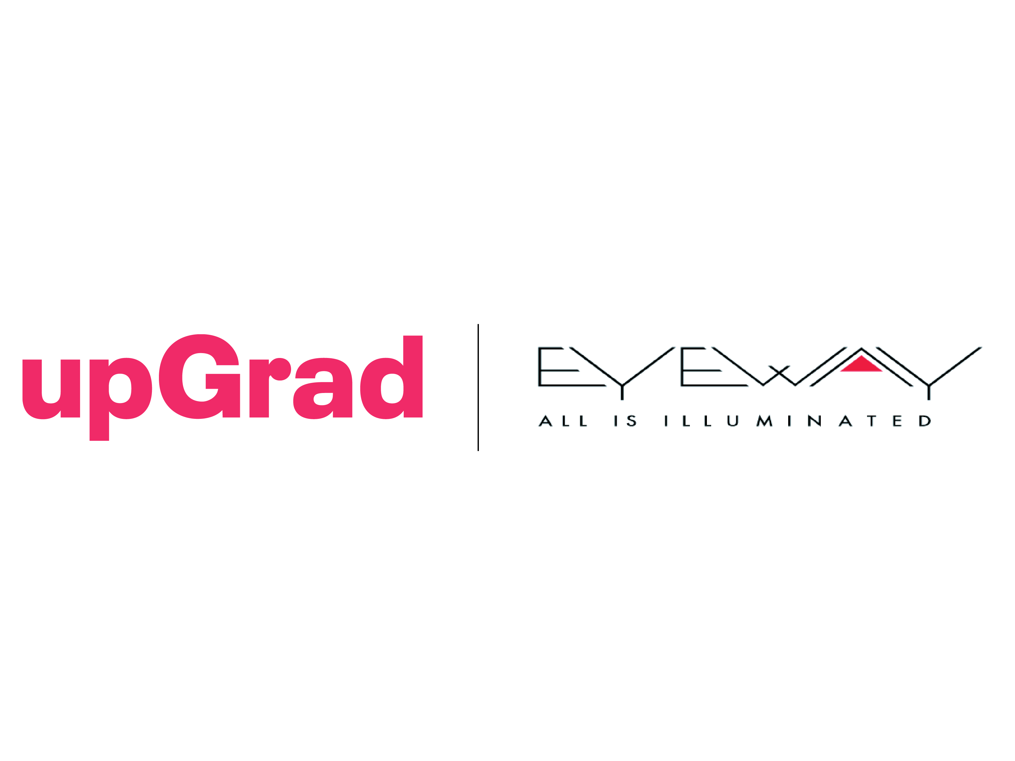 upGrad and EyeWay Vision logos