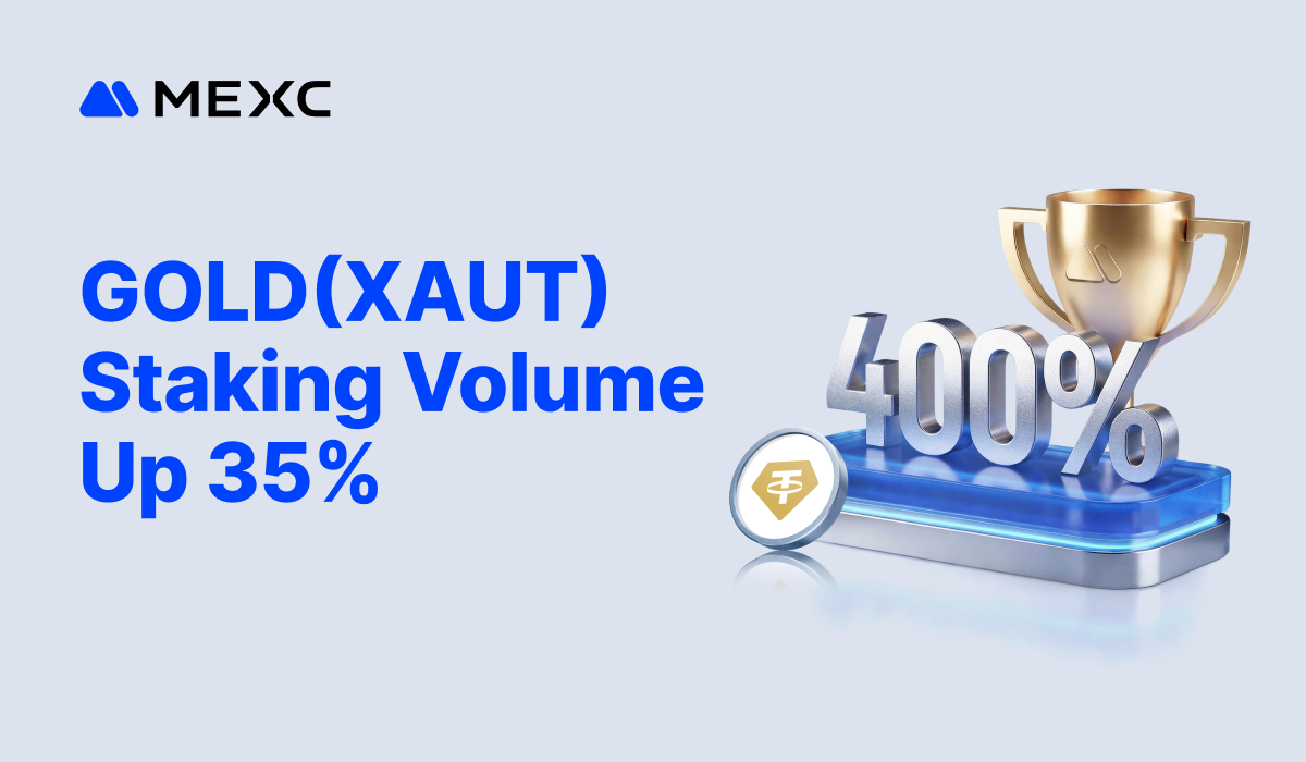 MEXC Earn Gold Products See 35% Growth Since February